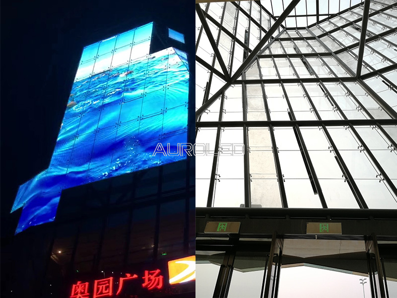 珠海奧園<a href=http://www.suerben.cn/toumingping/ target=_blank class=infotextkey>透明屏</a>點(diǎn)亮效果